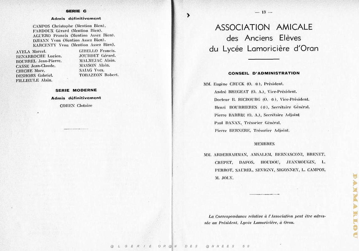 LYCEE LAMORICIERE DISTRIBUTIONS PRIX  29 JUIN 1955   (9).JPG